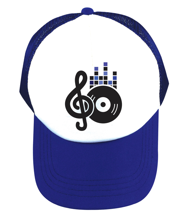 หมวกพิมพ์ Music radio cap